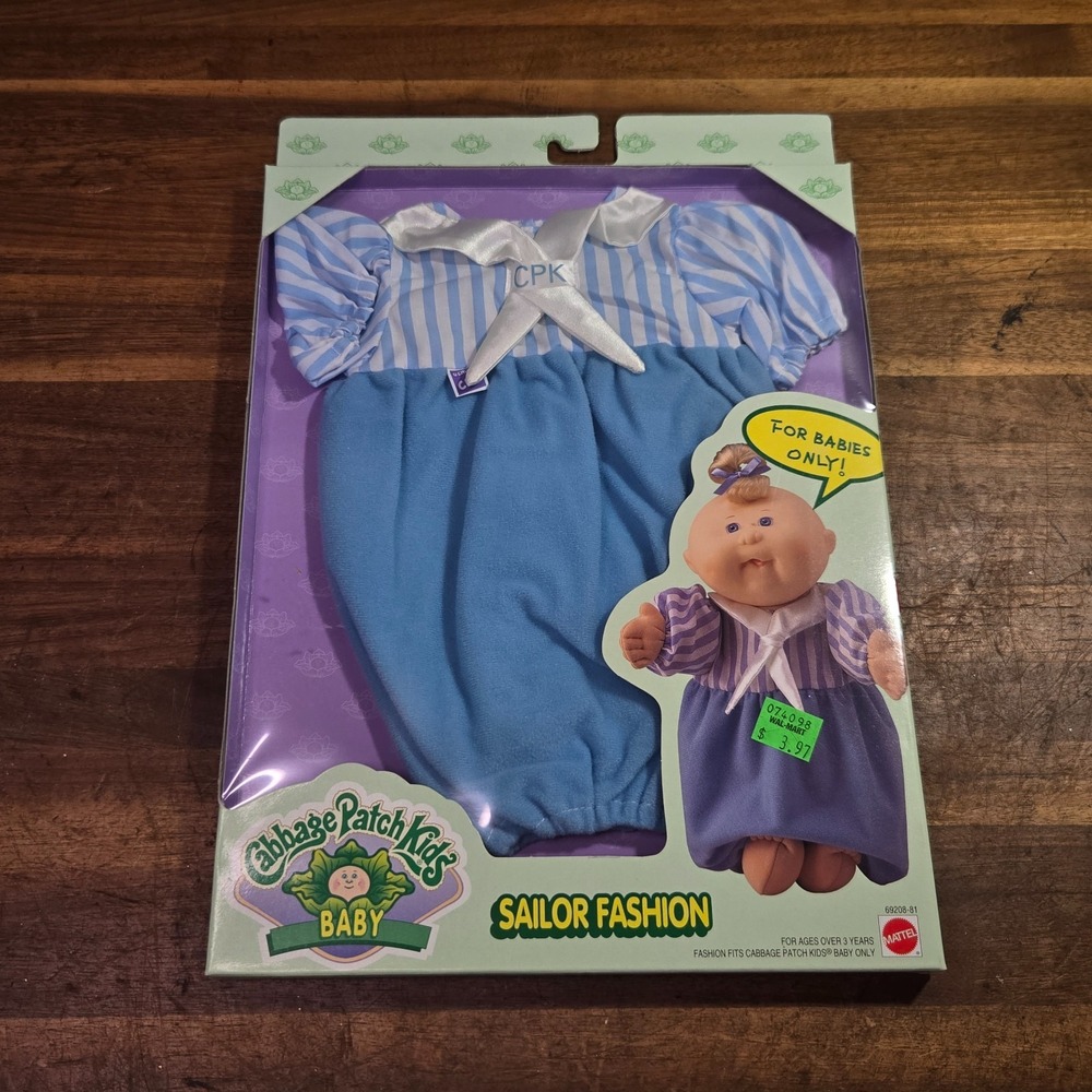Cabbage Patch Kids Baby Sailor Fashion Mattel Brand New
